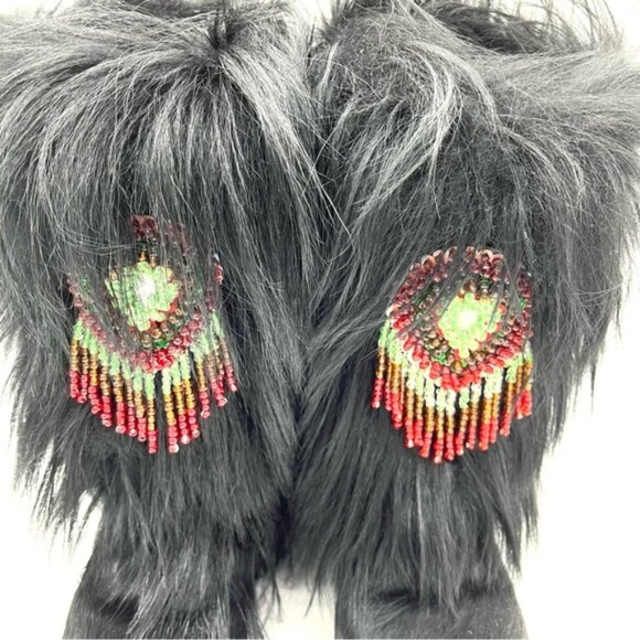 PAJAR Fur Boots Women Size 36 - Picture 3 of 10